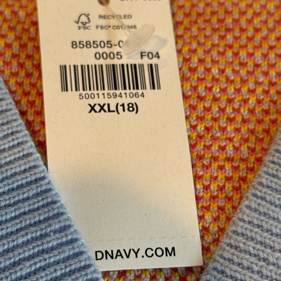 NEW Girl’s Cotton Button Front Cardigan Sweater In White Retro Floral -XXL - Picture 6 of 9